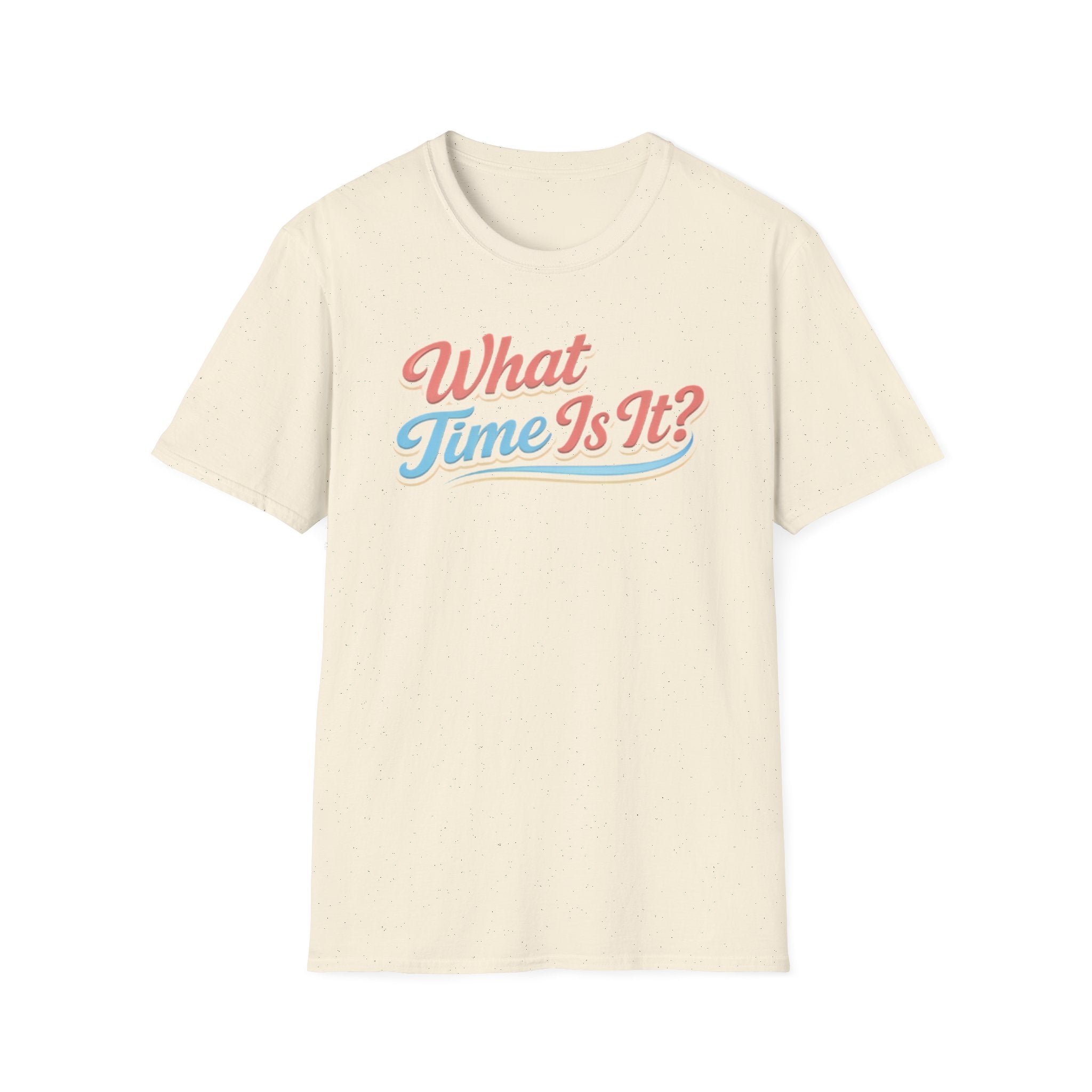 "It's Ice Cream Time - What Time Is It?" Unisex Softstyle T-Shirt