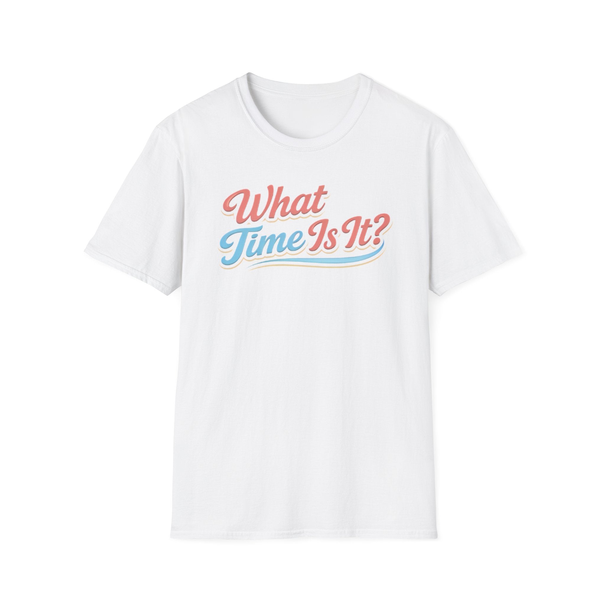 "It's Ice Cream Time - What Time Is It?" Unisex Softstyle T-Shirt