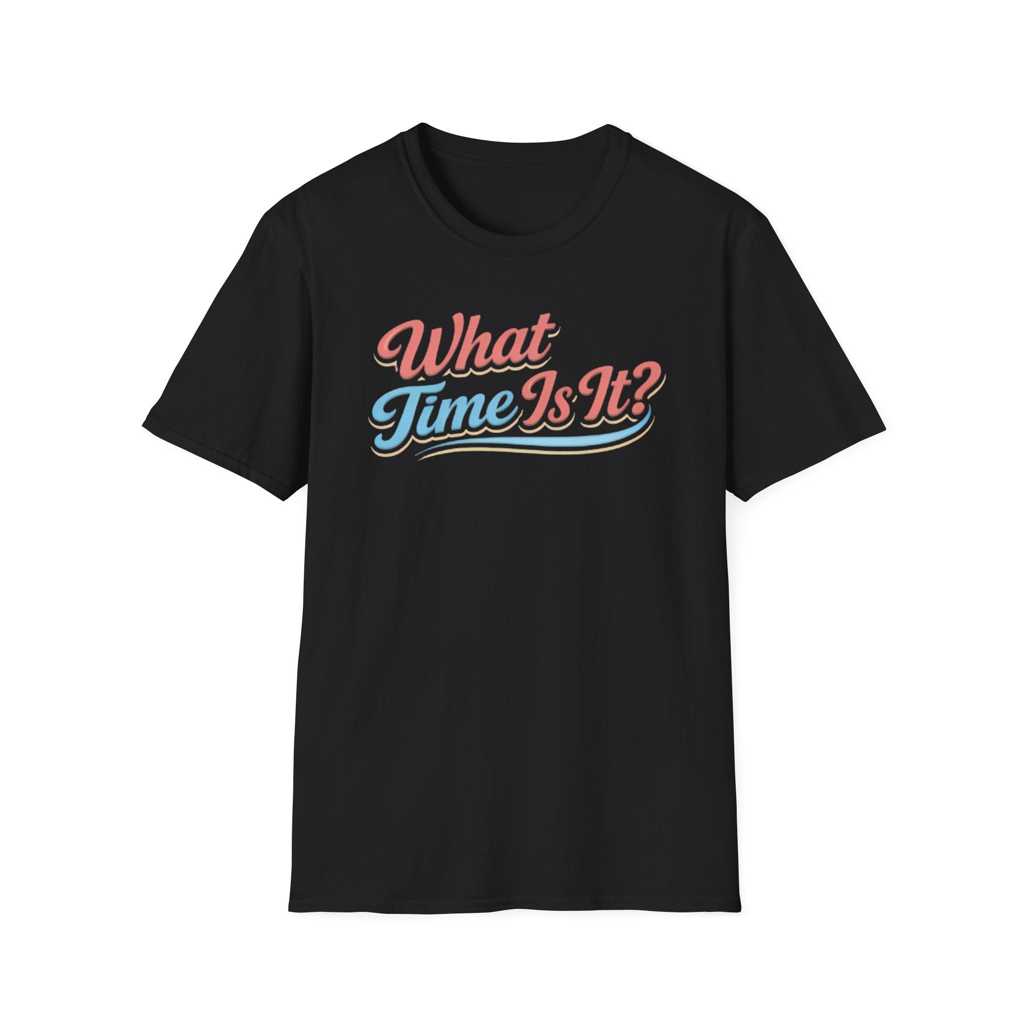 "It's Ice Cream Time - What Time Is It?" Unisex Softstyle T-Shirt