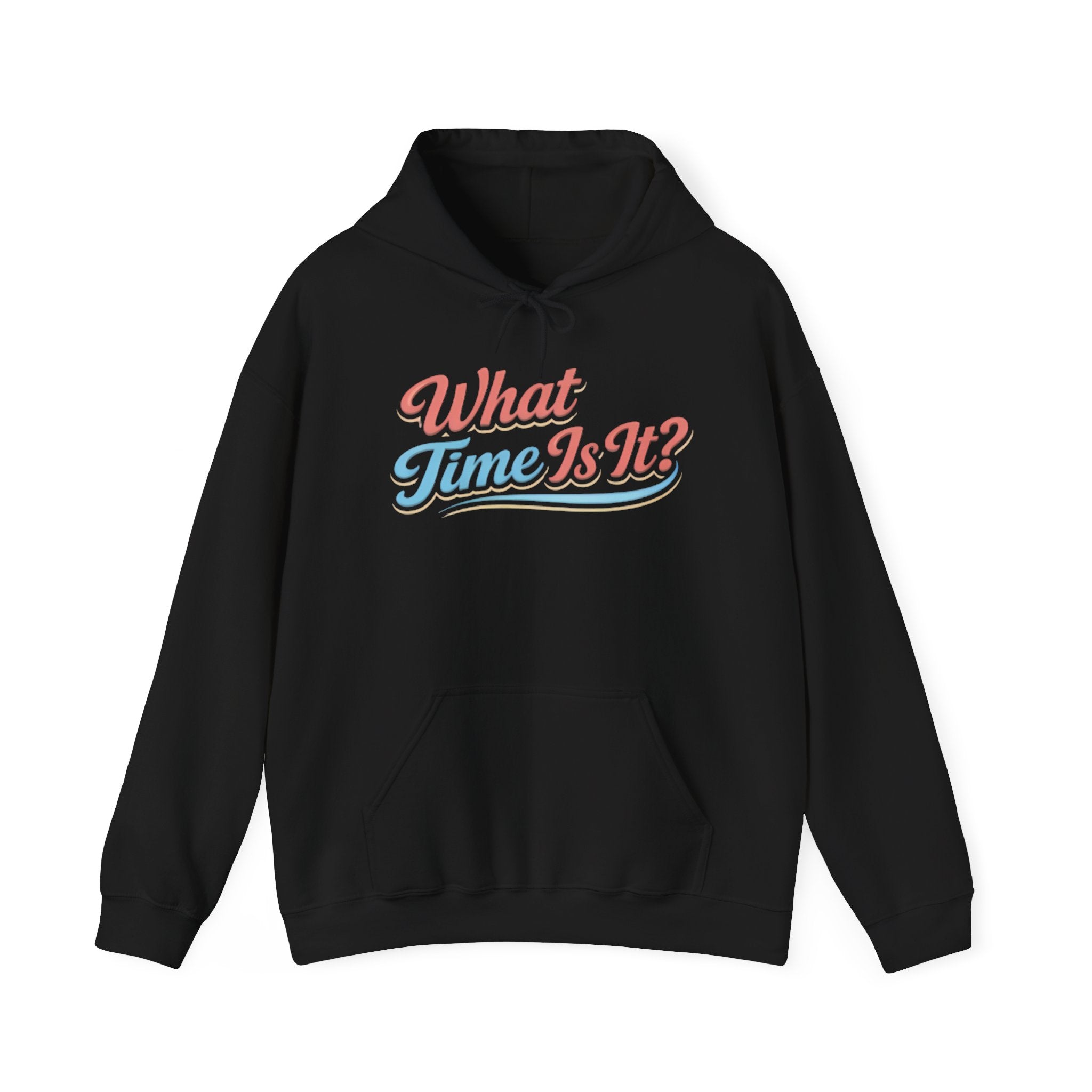 "It's Ice Cream Time - What Time Is It?" Unisex Heavy Blend™ Hooded Sweatshirt