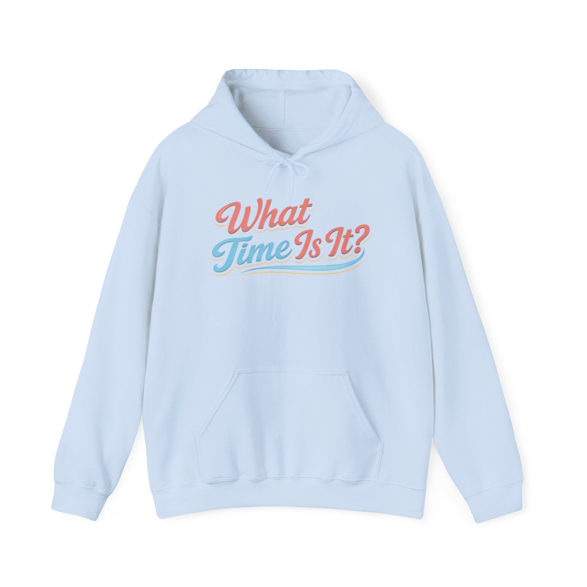 "It's Ice Cream Time - What Time Is It?" Unisex Heavy Blend™ Hooded Sweatshirt