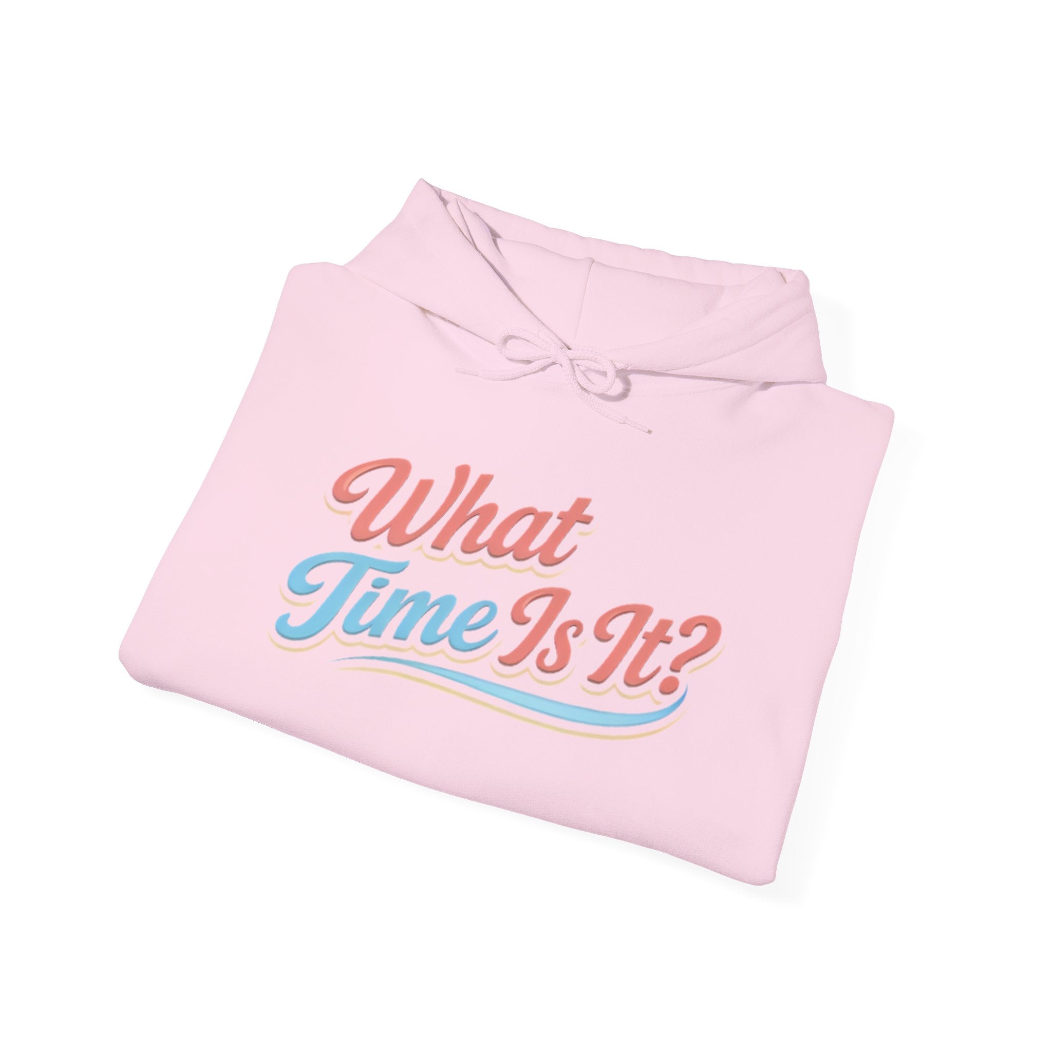 "It's Ice Cream Time - What Time Is It?" Unisex Heavy Blend™ Hooded Sweatshirt