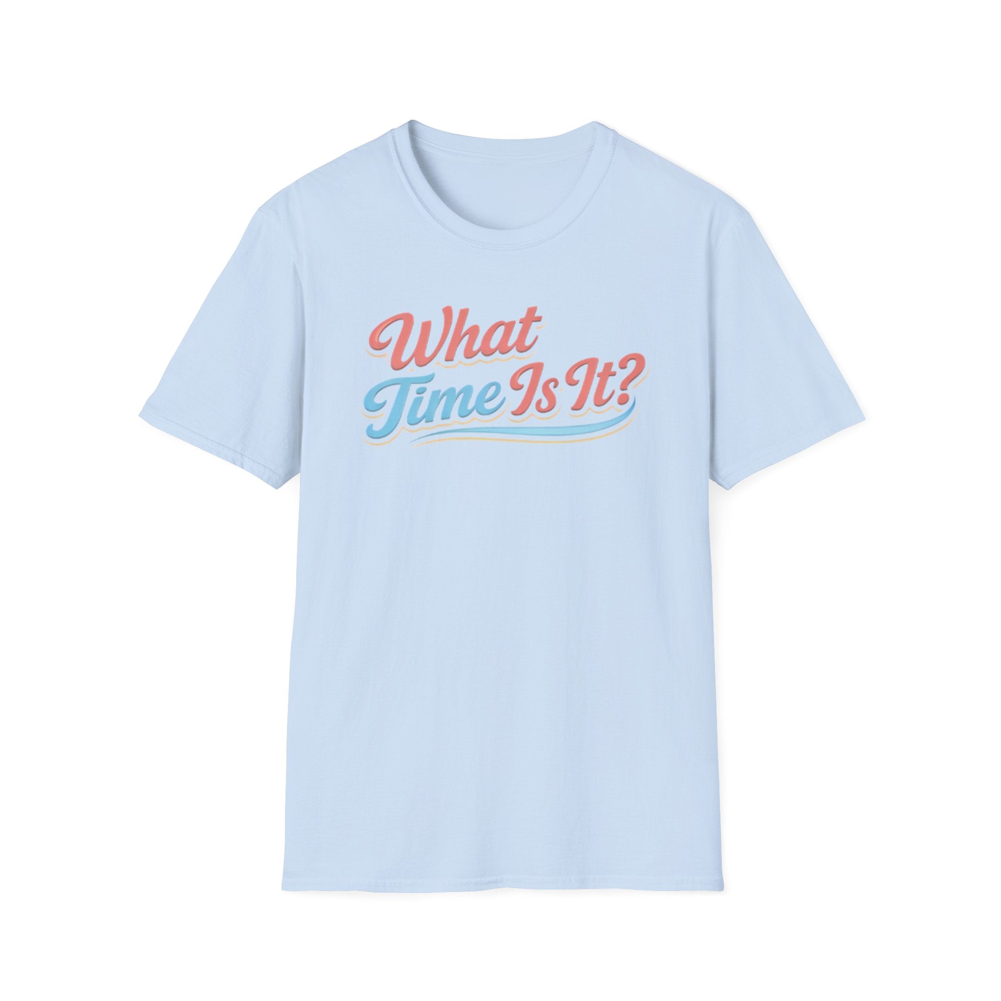 "It's Ice Cream Time - What Time Is It?" Unisex Softstyle T-Shirt