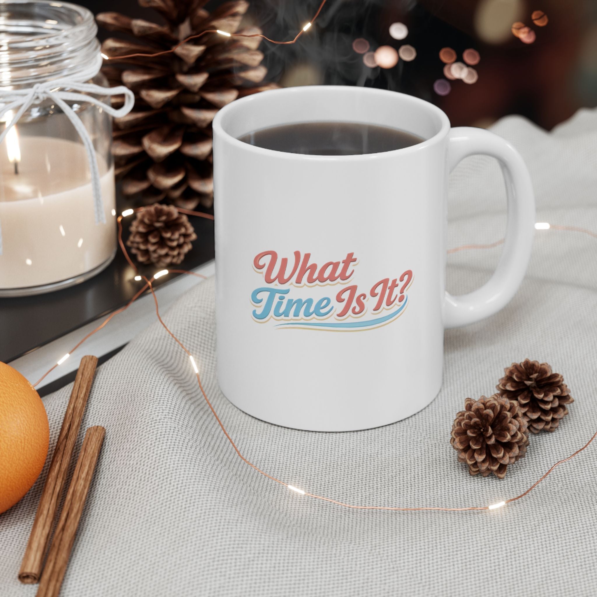 "It's Ice Cream Time — What Time Is It?" Mug