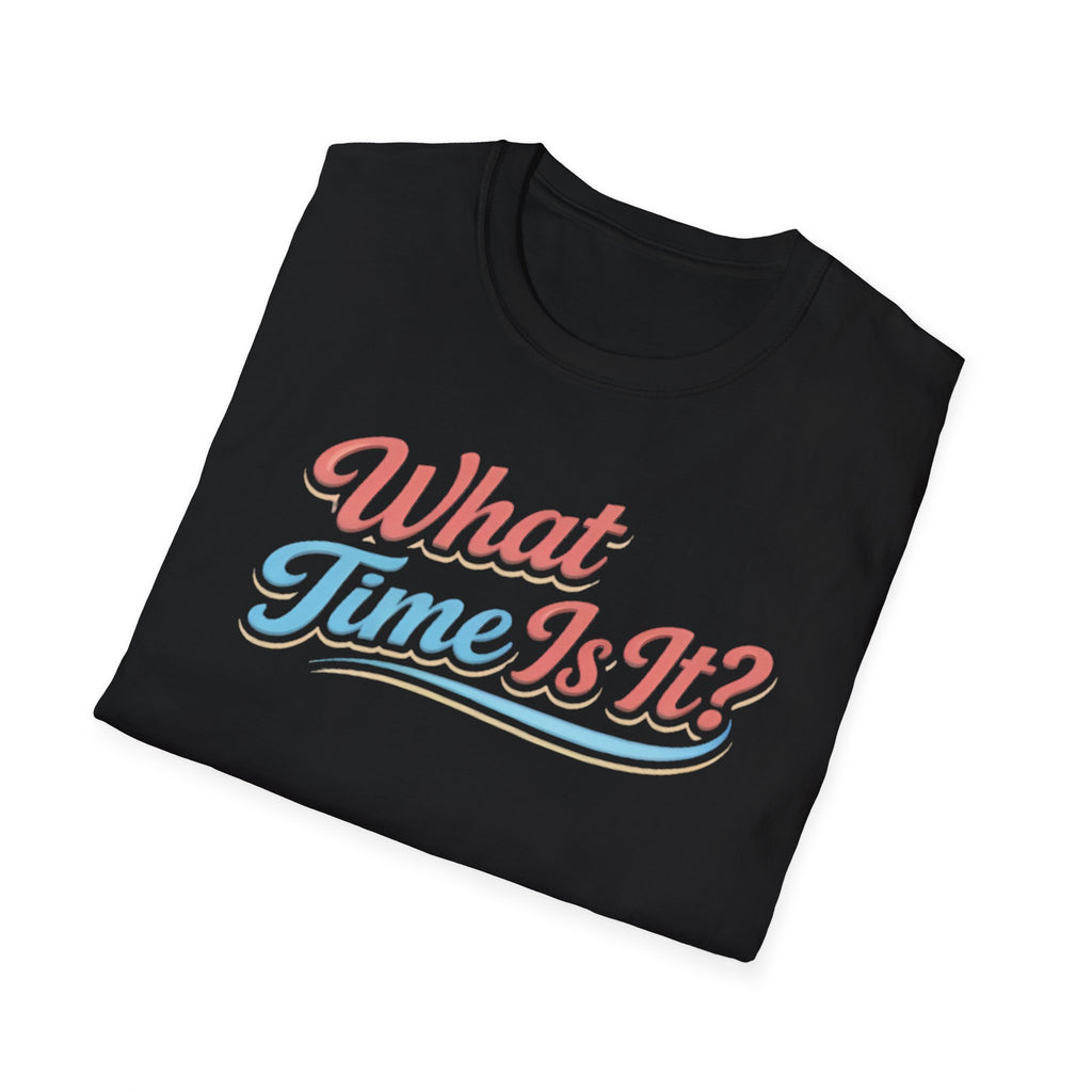 "It's Ice Cream Time - What Time Is It?" Unisex Softstyle T-Shirt