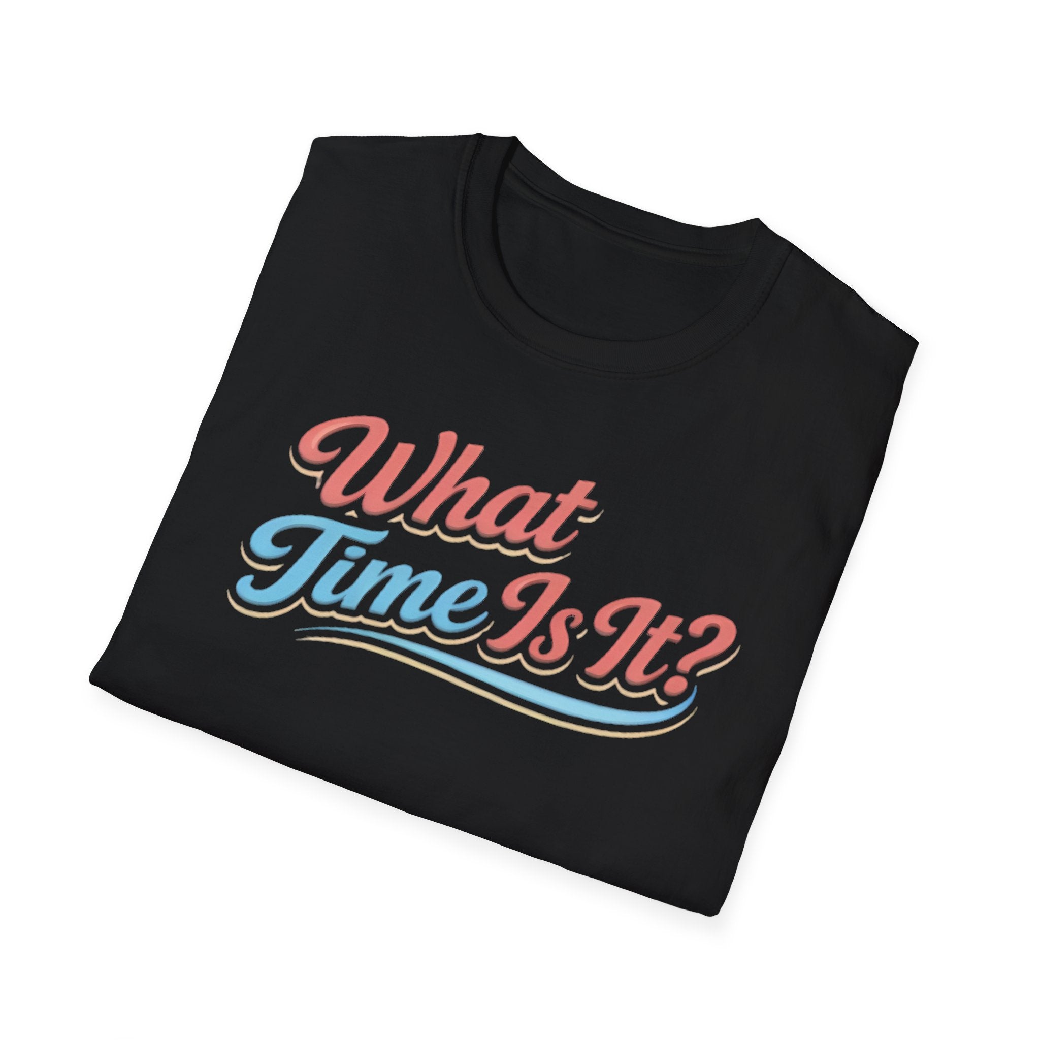"It's Ice Cream Time - What Time Is It?" Unisex Softstyle T-Shirt