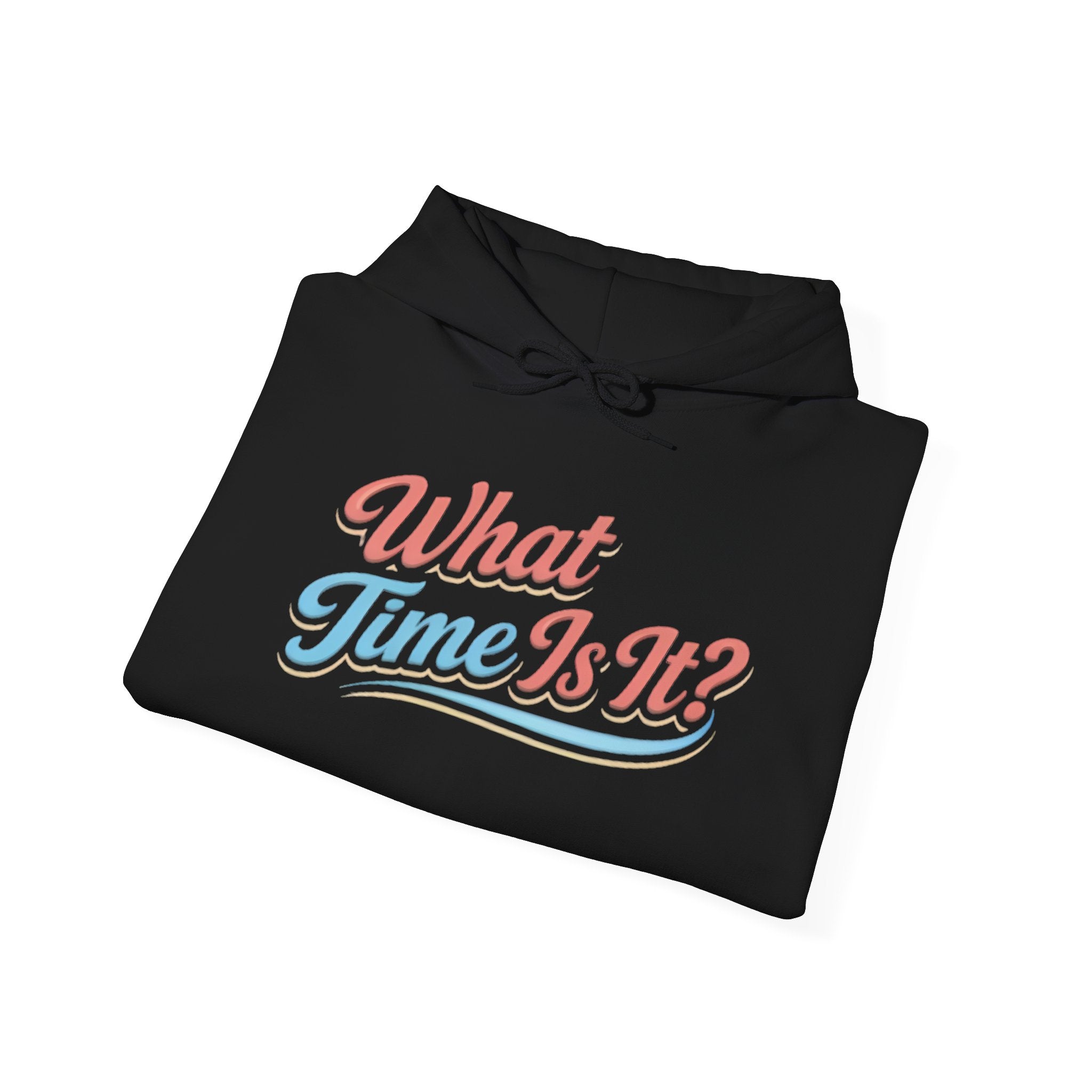 "It's Ice Cream Time - What Time Is It?" Unisex Heavy Blend™ Hooded Sweatshirt