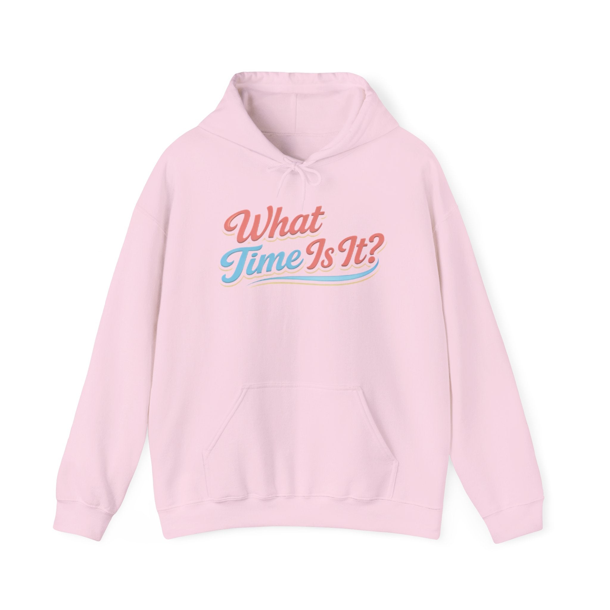 "It's Ice Cream Time - What Time Is It?" Unisex Heavy Blend™ Hooded Sweatshirt